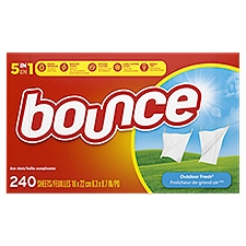 Bounce Outdoor Fresh Dryer Sheets, 240 count, 240 Each