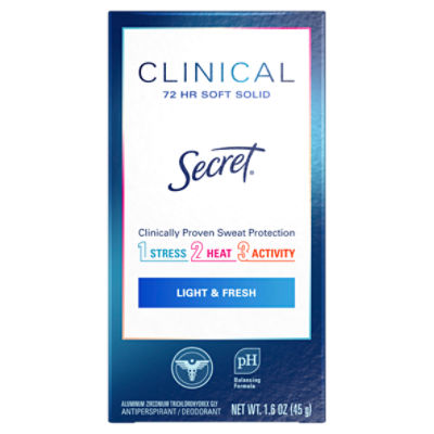 Secret Clinical Strength Light and Fresh, Antiperspirant/Deodorant