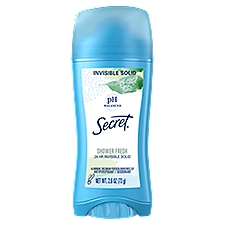 Secret Invisible Solid 24 Hr Shower Fresh Antiperspirant / Deodorant, 2.6 oz