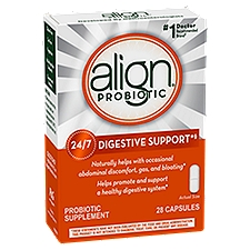 Align 24/7 Digestive Support Capsules, Probiotic Supplement, 28 Each
