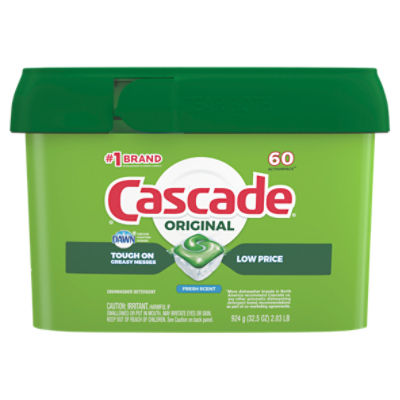 Cascade Original ActionPacs Fresh Scent Dishwasher Detergent Pods, 105 ct -  City Market