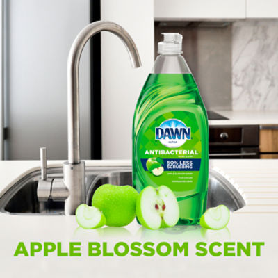 Dawn Dishwashing Liquid, Antibacterial, Apple Blossom Scent 18 Fl Oz, Hand  Soaps