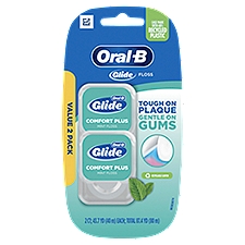Oral-B Glide Pro Health Mint Comfort Plus Floss Value Pack, 2 count, 2 Each