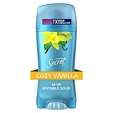 Secret Cozy Vanilla Scent Antiperspirant / Deodorant, 2.6 oz