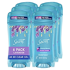 Secret Fresh Clear Gel and Deodorant for Women, Relaxing Refreshing Lavender, 2.6 oz, 2.6 Ounce