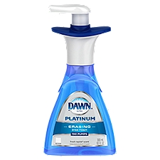 Dawn Ultra Platinum Erasing Fresh Rapids Scent Dishwashing Foam, 10.1 fl oz