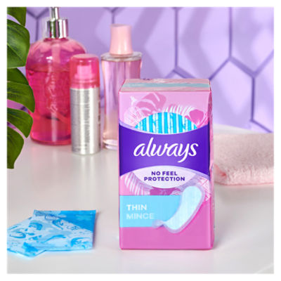 Always Dailies Fresh & Protect Panty Liners Normal x 60, Breathable,  Flexible And Comfortable With Absorbent Core : : Health & Personal  Care