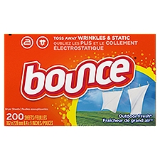 Bounce Outdoor Fresh, Dryer Sheets, 200 Each