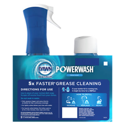 Dawn Platinum Powerwash Spray Apple Scent Dish Soap Refill, 16 fl