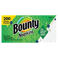 Bounty Quilted Napkins - Prints, 200 Each