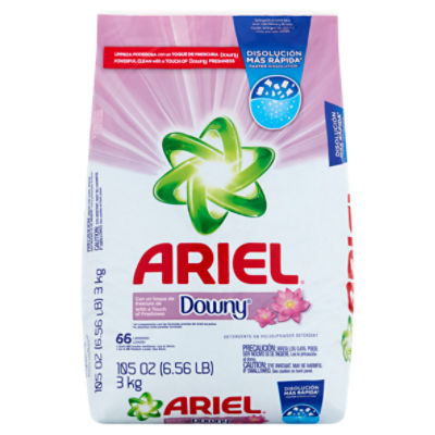 Ariel Laundry Detergent Powder with Downy, 66 Loads, 105 oz