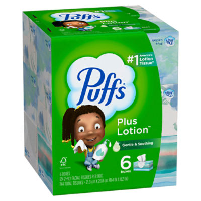 Puffs Plus Lotion Facial Tissues