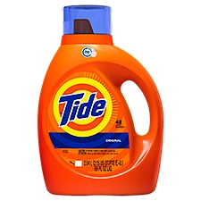 Tide Liquid Laundry Detergent, Original, 48 loads, 69 fl oz, HE Compatible