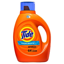 Tide Clean Breeze Detergent, 64 loads, 92 fl oz liq