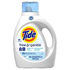 Tide Free & Gentle, Detergent, 69 Fluid ounce