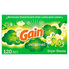 Gain Original, Dryer Sheets, 120 Each