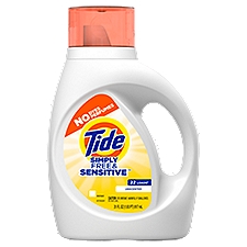 Tide Simply Free & Sensitive Detergent, Unscented , 31 Ounce