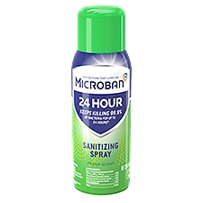 Microban Sanitizing Spray, 24 Hour Fresh Scent, 12.5 Ounce