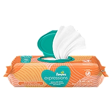 Pampers Expressions Fresh Bloom Scent, Wipes, 56 Each