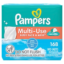Pampers Expressions Wipes, Ultra Soft Fresh Bloom Scent, 168 Each