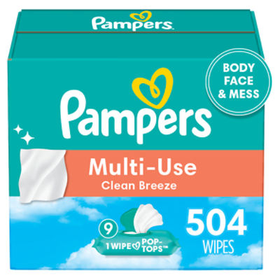 Pampers Expressions Fresh Bloom Scent MultiUse Wipes, 56 count
