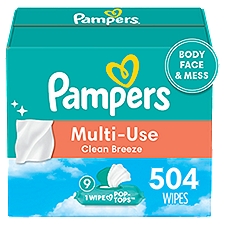 Pampers Expressions Fresh Bloom Scent Multi-Use Wipes, 56 count