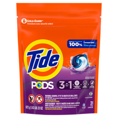 Tide Pods 3 in 1 Coldwater Clean Spring Meadow, Detergent