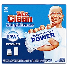Mr. Clean MagicEraser Dawn Kitchen Household Cleaning Pads, 2 count