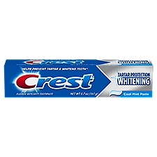 Crest Tartar Protection Whitening Fluoride Anticavity, Toothpaste, 5.7 Ounce
