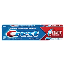 Crest Cool Mint Gel Fluoride Anticavity, Toothpaste, 5.7 Ounce
