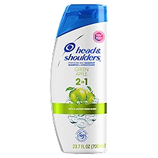 Head & Shoulders Green Apple 2in1 Anti-Dandruff Shampoo+Conditioner, 23.7 Fluid ounce