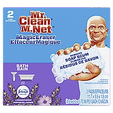 Mr. Clean Magic Eraser Bath Lavender Scent Household Cleaning Pads, 2 count, 2 Each