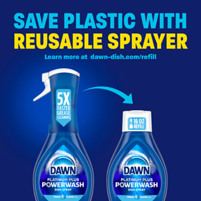 Dawn Powerwash Spray, Dish Soap, Fresh Clean Scent, 16 fl oz Image 4 of 14
