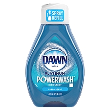 Dawn Dish Spray Refill, Ultra Platinum Powerwash Fresh Scent, 16 Ounce