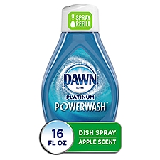 Dawn Platinum Powerwash Dish Spray, Dish Soap, Apple Scent Refill, 16oz