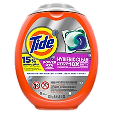 Tide Laundry Detergent Pacs, Designed For Large Loads,, 48 Each