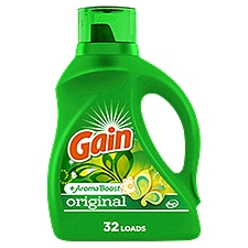 Gain Original + Aroma booster, Laundry Detergent, 46 Ounce