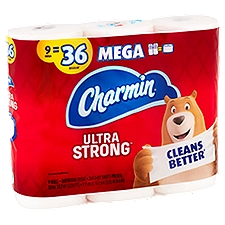 Charmin Bathroom Tissue, Ultra Strong, 9 Each