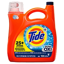 Tide Plus Ultra Oxi, Detergent, 154 Fluid ounce