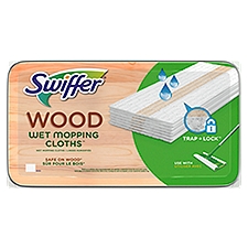 Swiffer Wood Wet Mopping Cloths, 20 count