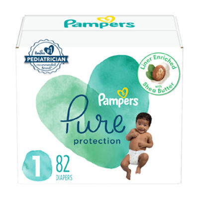 Pampers Pure Protection Diapers Size 1 82 Count ShopRite