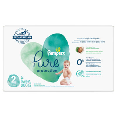 Pampers pure size store 1 74 pack