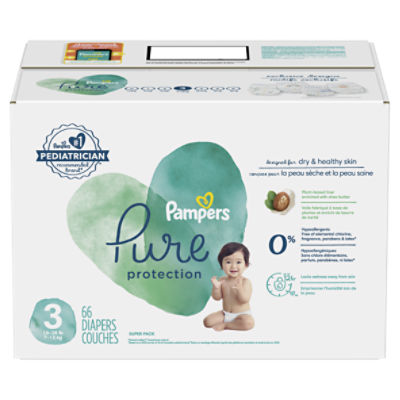 Pampers Pure Protection Diapers Size Count