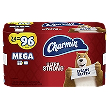 Charmin Toilet Paper Mega Roll, 24 Each