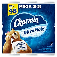 Charmin Ultra Soft 244 Sheets Per Roll, Toilet Paper, 292.8 Each