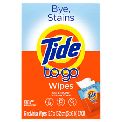 Tide To Go Instant Stain Remover, Wipes