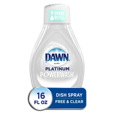 Dawn Free & Clear Powerwash Dish Spray, Dish Soap, Pear Scent