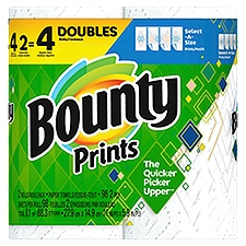 Bounty Select-A-Size Print, Paper Towels, 2 Each