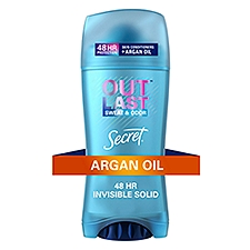 Secret Outlast Invisible Solid Women's Antiperspirant Deodorant, Argan Oil Scent, 2.6 oz