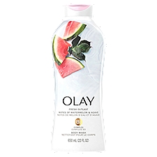 Olay Fresh Outlast Notes of Watermelon & Agave Body Wash, 22 fl oz